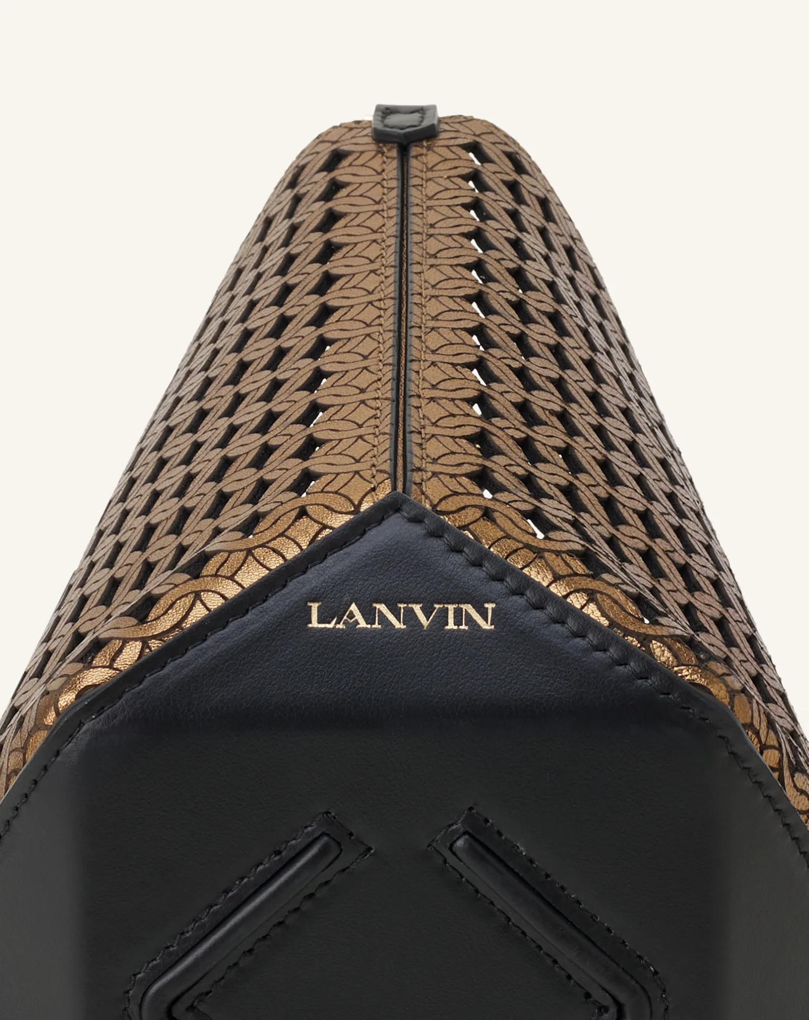 CATCH BY LANVIN NANO BUCKET BAG IN SHINY LEATHER - Image 10