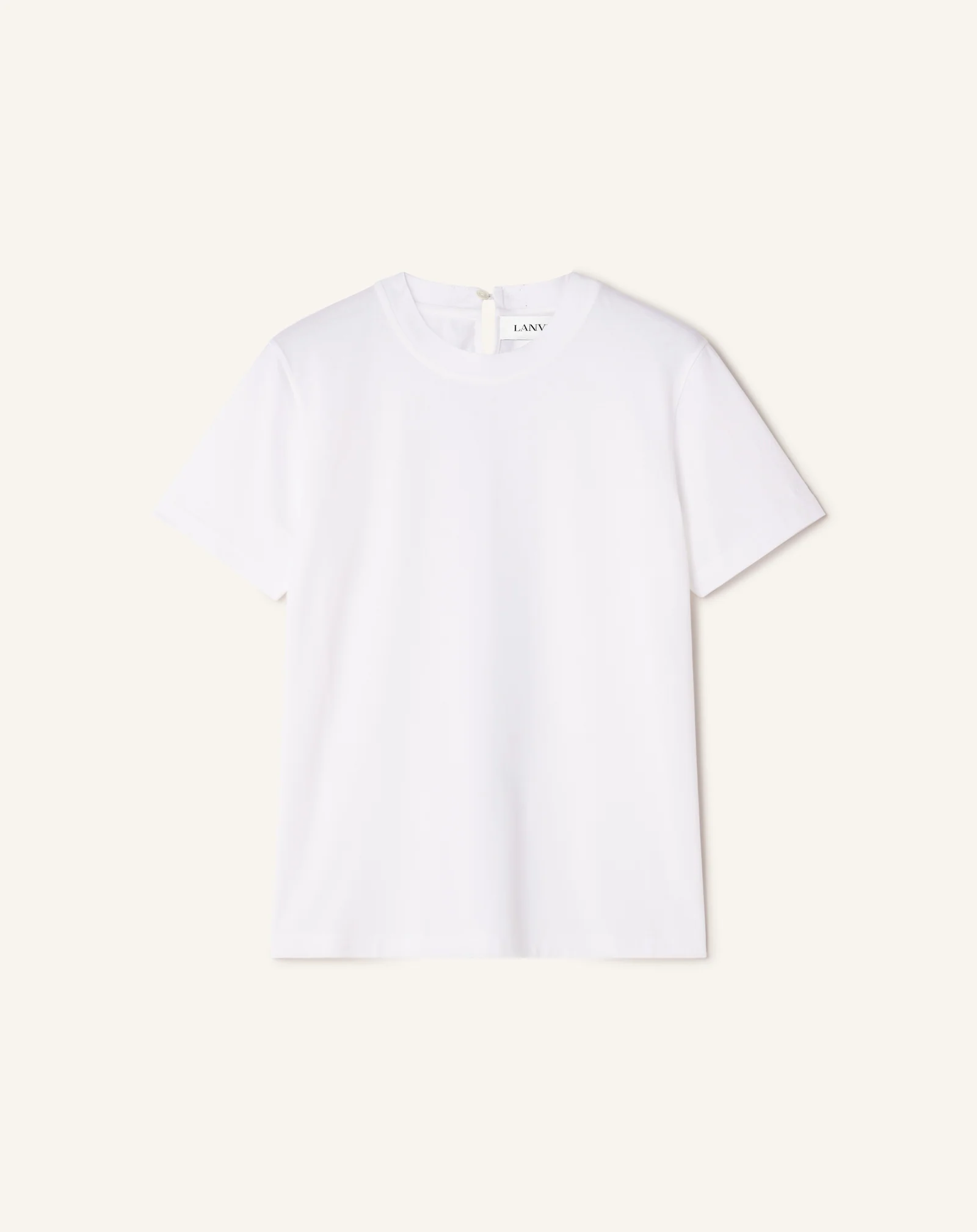 COTTON T-SHIRT WITH RIBBON DETAIL