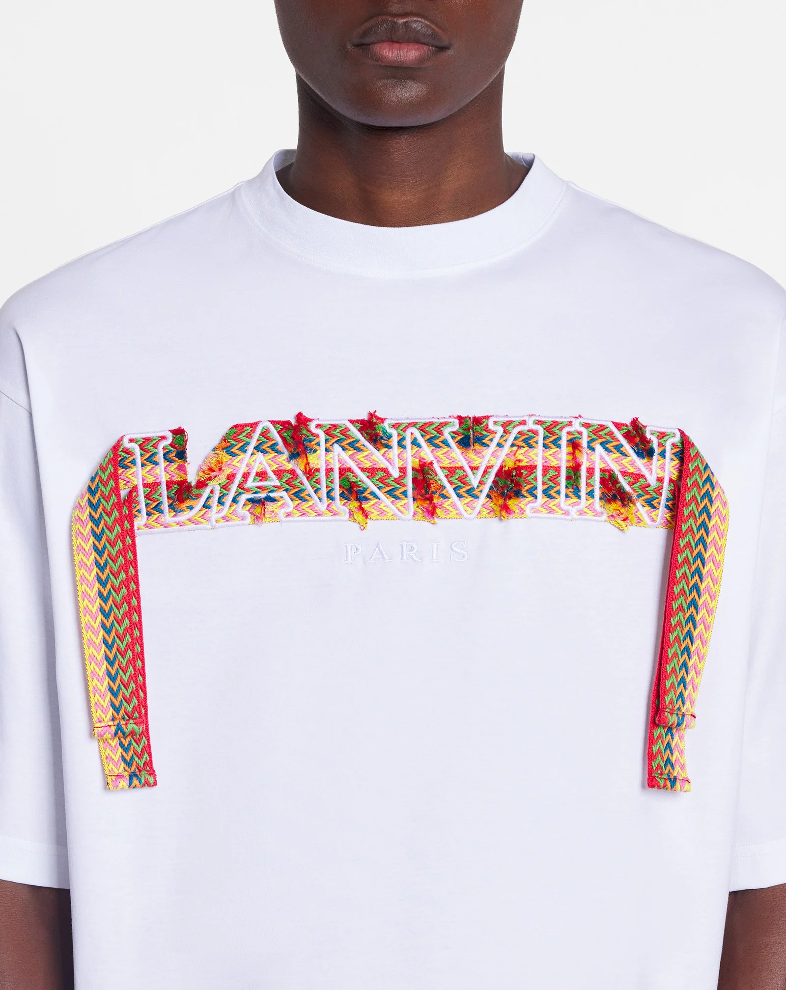 CURB LACE LANVIN OVERSIZED T-SHIRT - Image 5