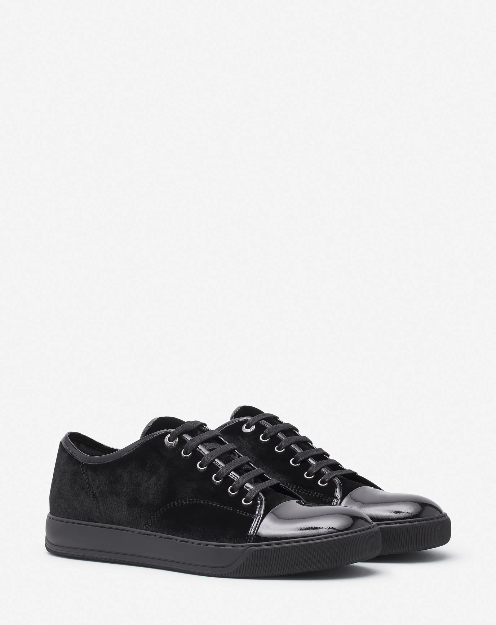 DBB1 SNEAKERS IN VELVET AND PATENT LEATHER - Image 2
