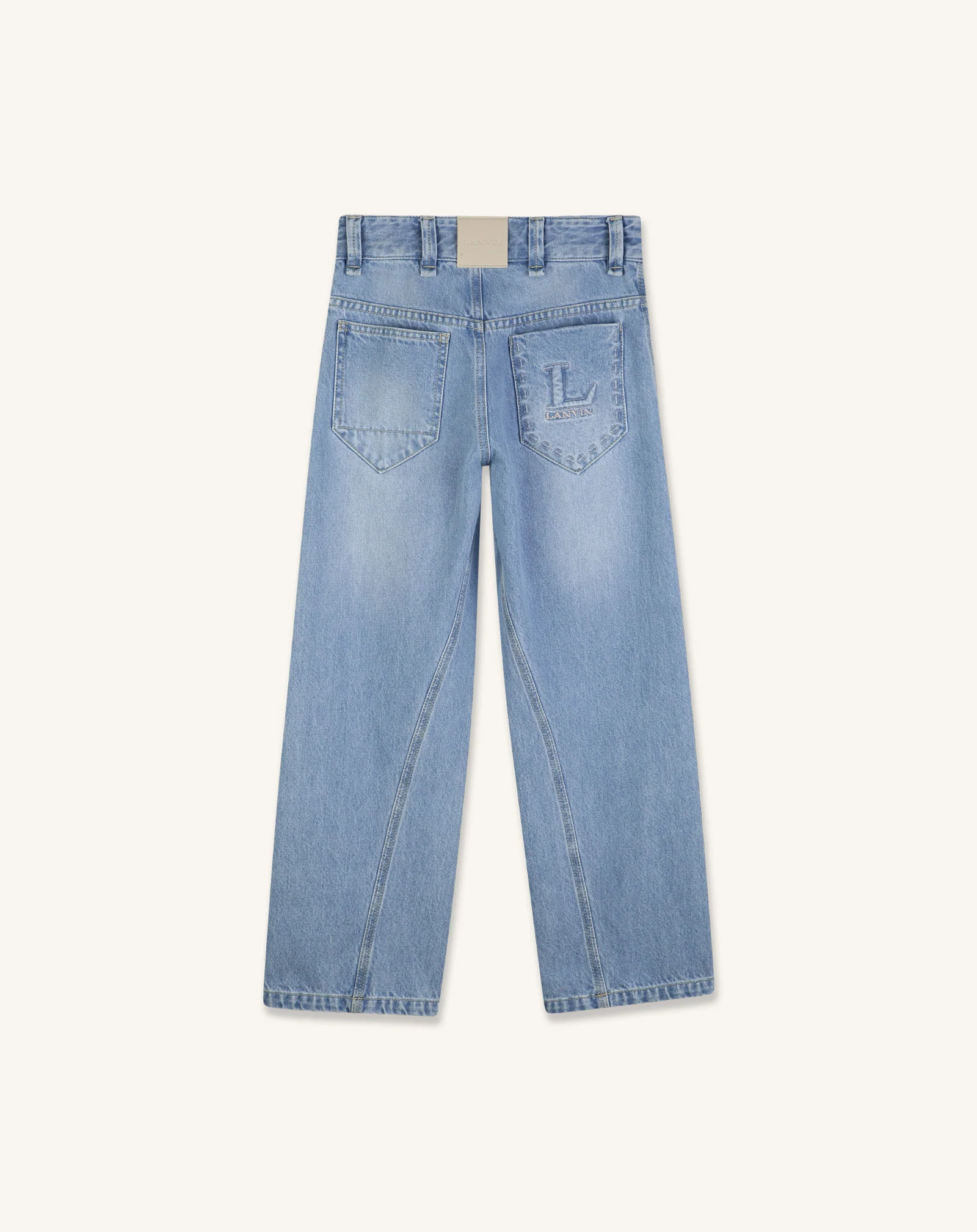 TWISTED STITCH DENIM PANTS - Image 3