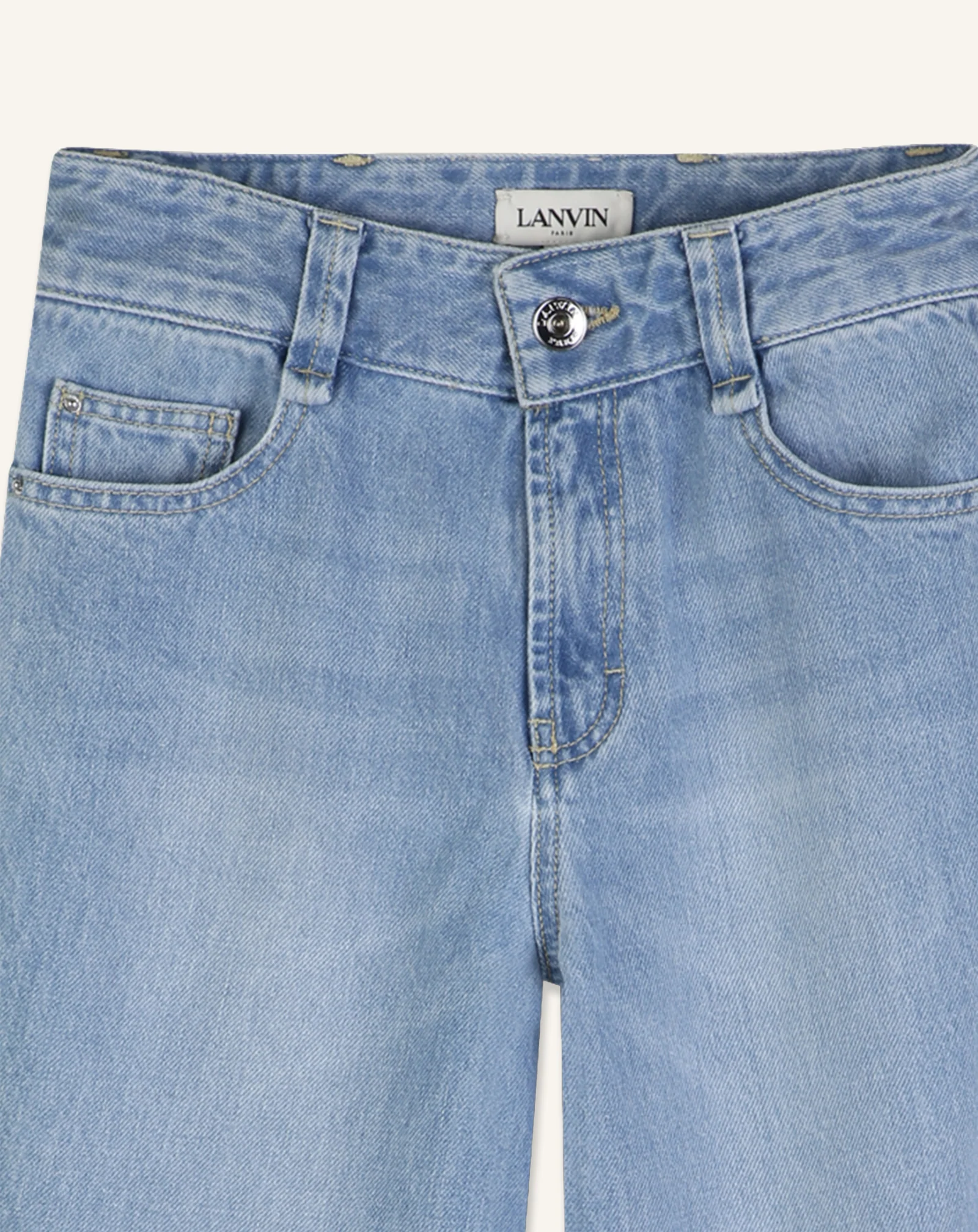 TWISTED STITCH DENIM PANTS - Image 4