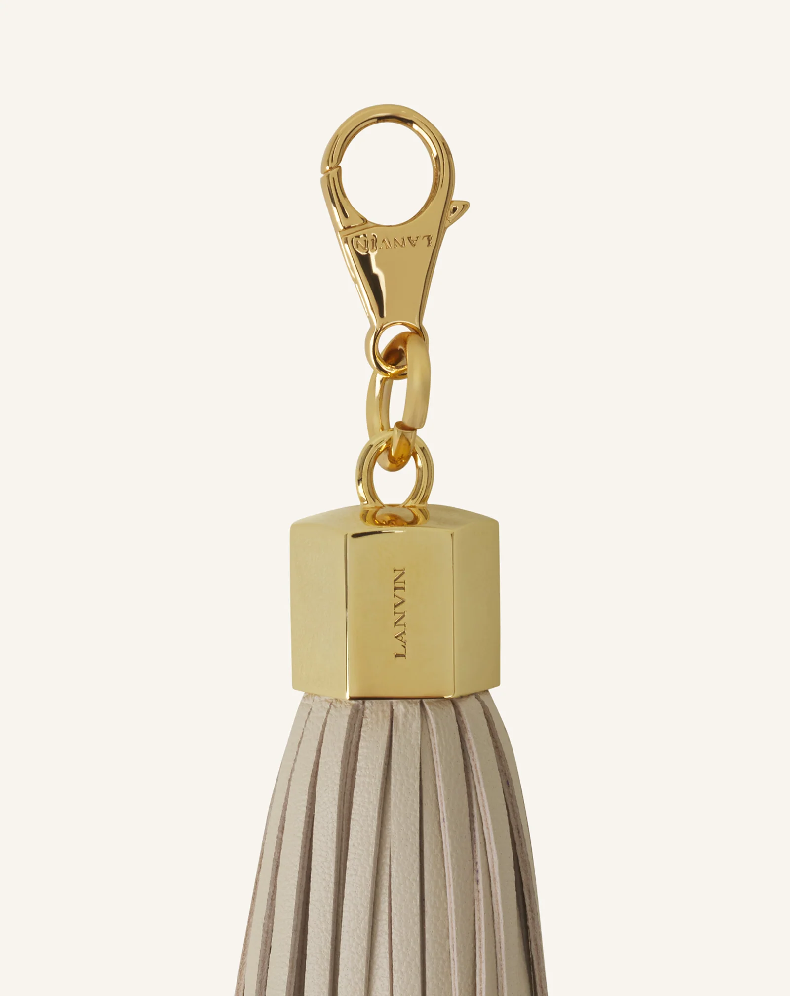 LEATHER POMPOM BAG CHARM - Image 2