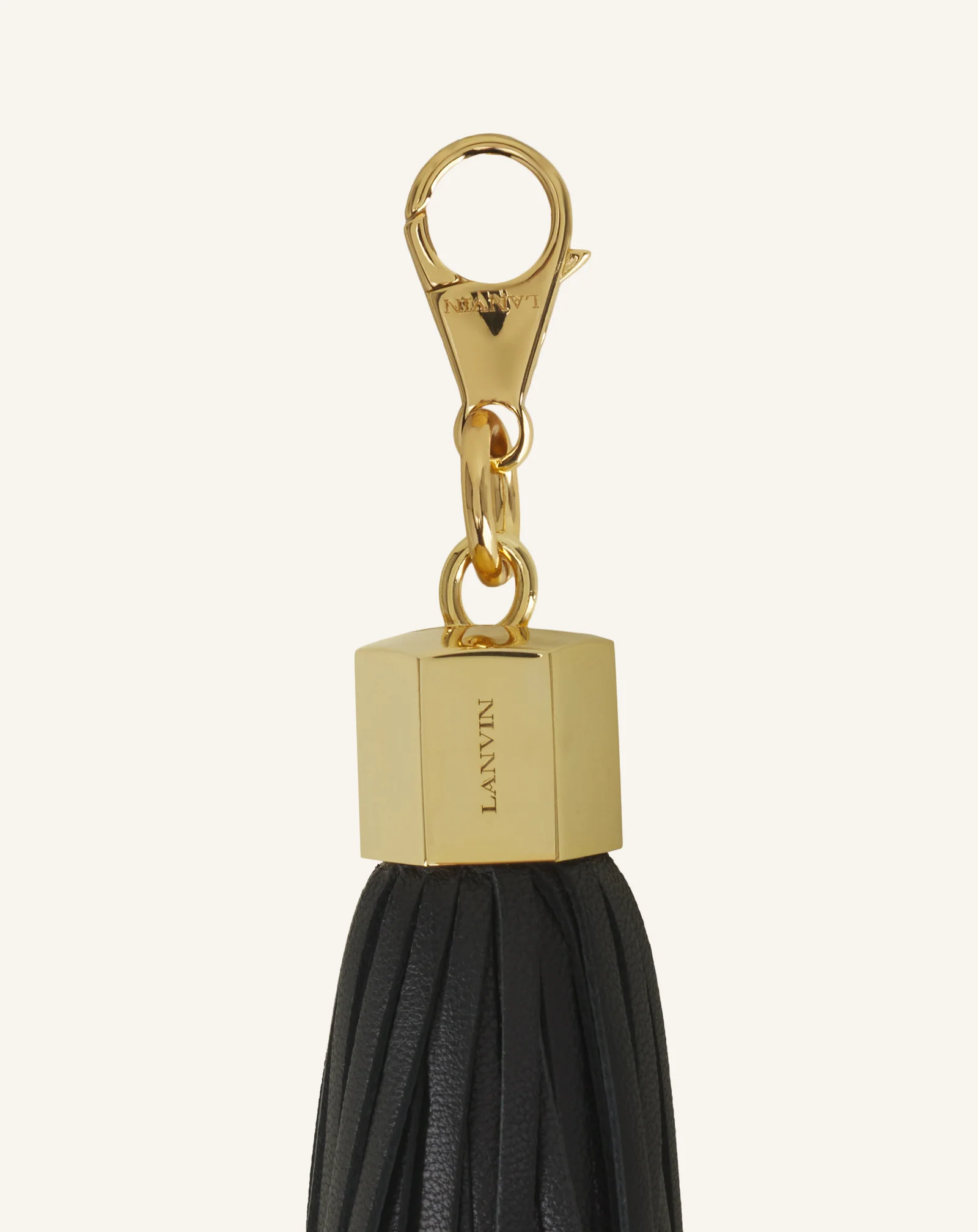 LEATHER POMPOM BAG CHARM - Image 2