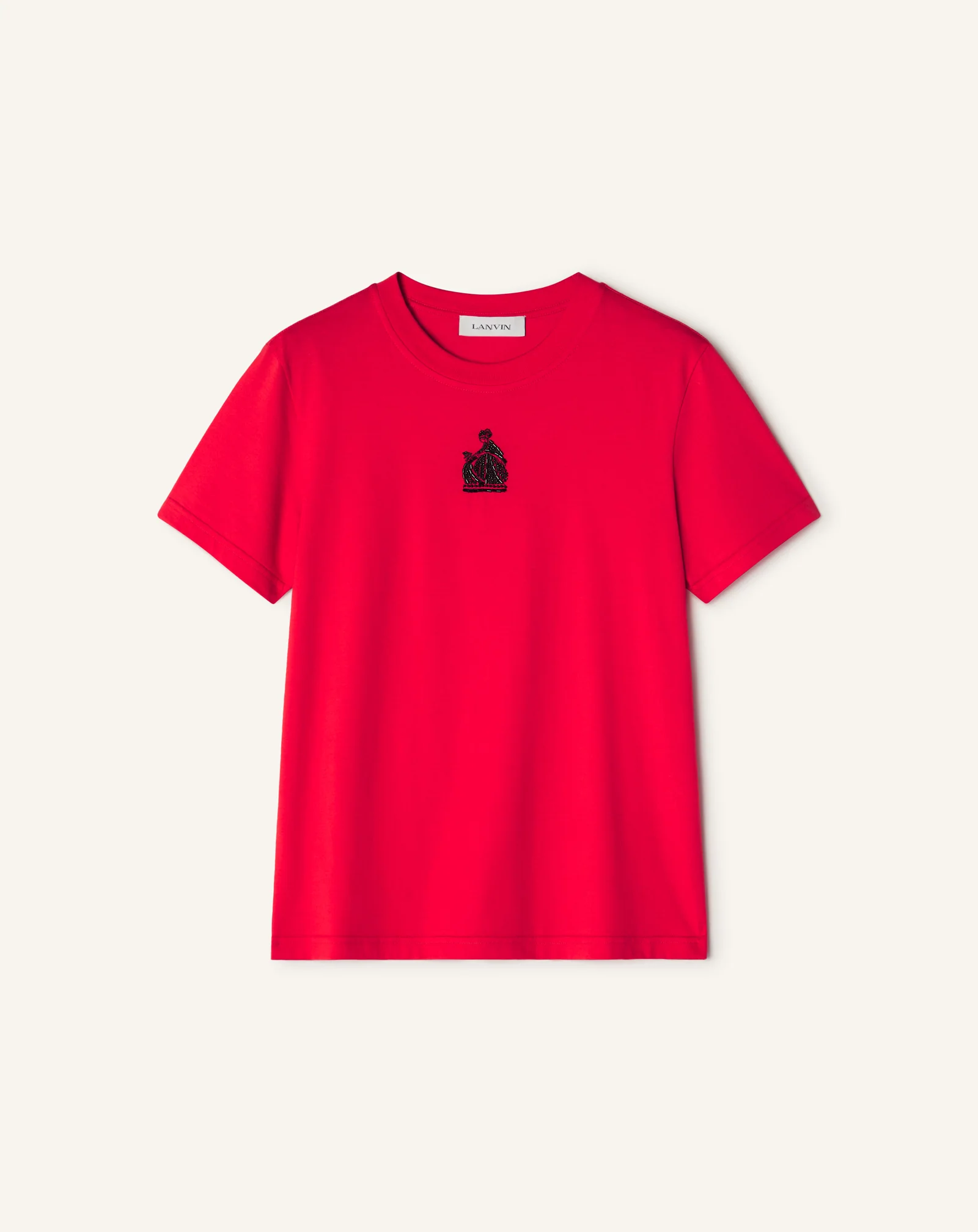 MOTHER AND CHILD EMBROIDERED COTTON JERSEY T-SHIRT