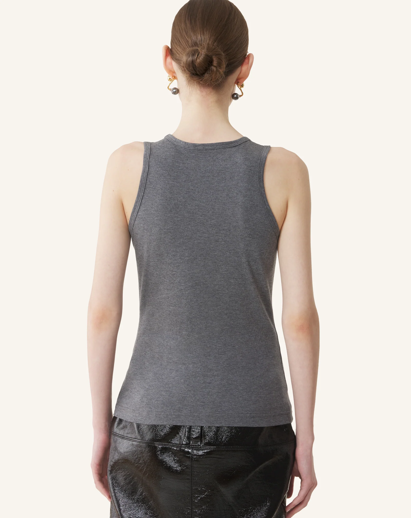 MOTHER AND DAUGHTER EMBROIDERED JERSEY TANK TOP - Image 4