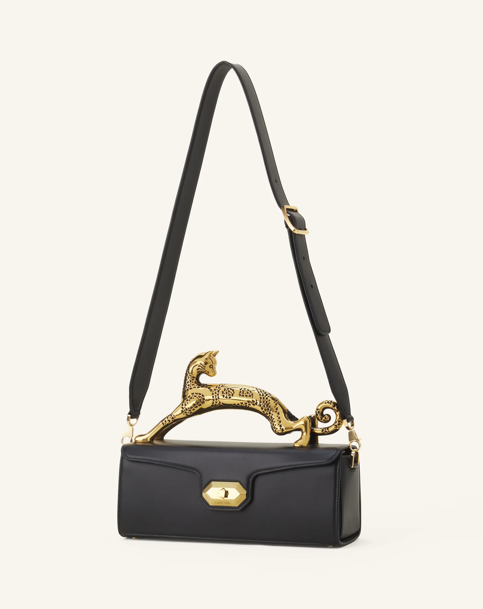 PENCIL CAT BAG IN LEATHER - Image 3