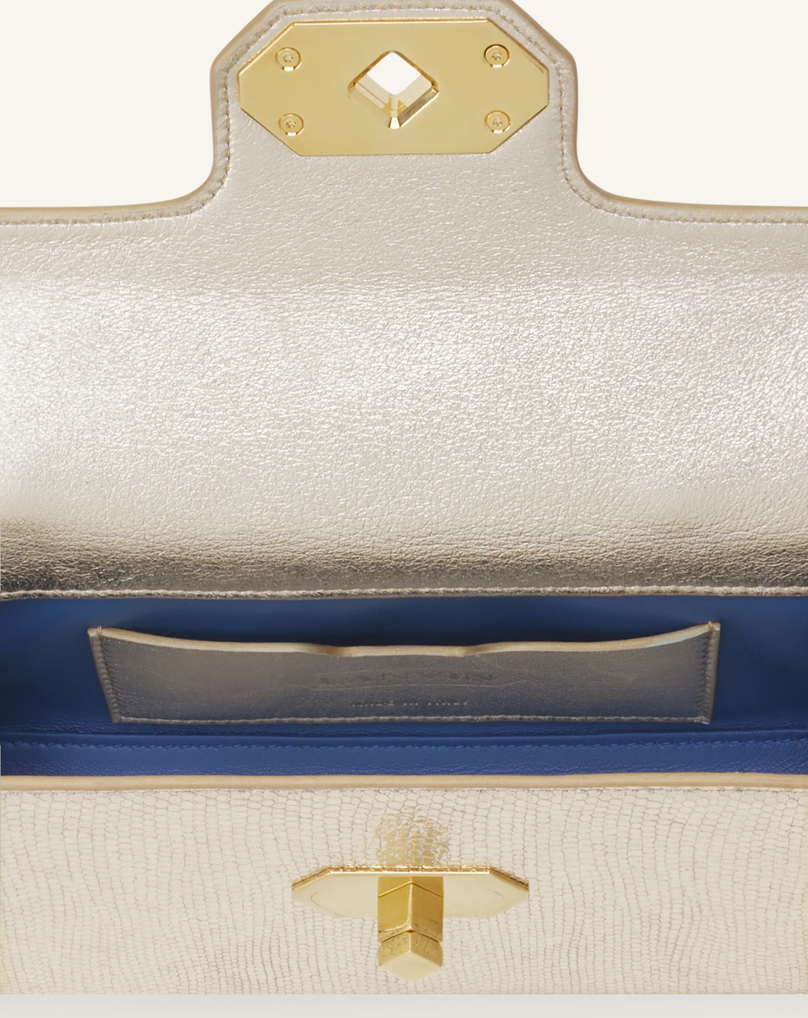 PENCIL CAT NANO BAG IN CRACKLED METALLIC LEATHER - Image 10