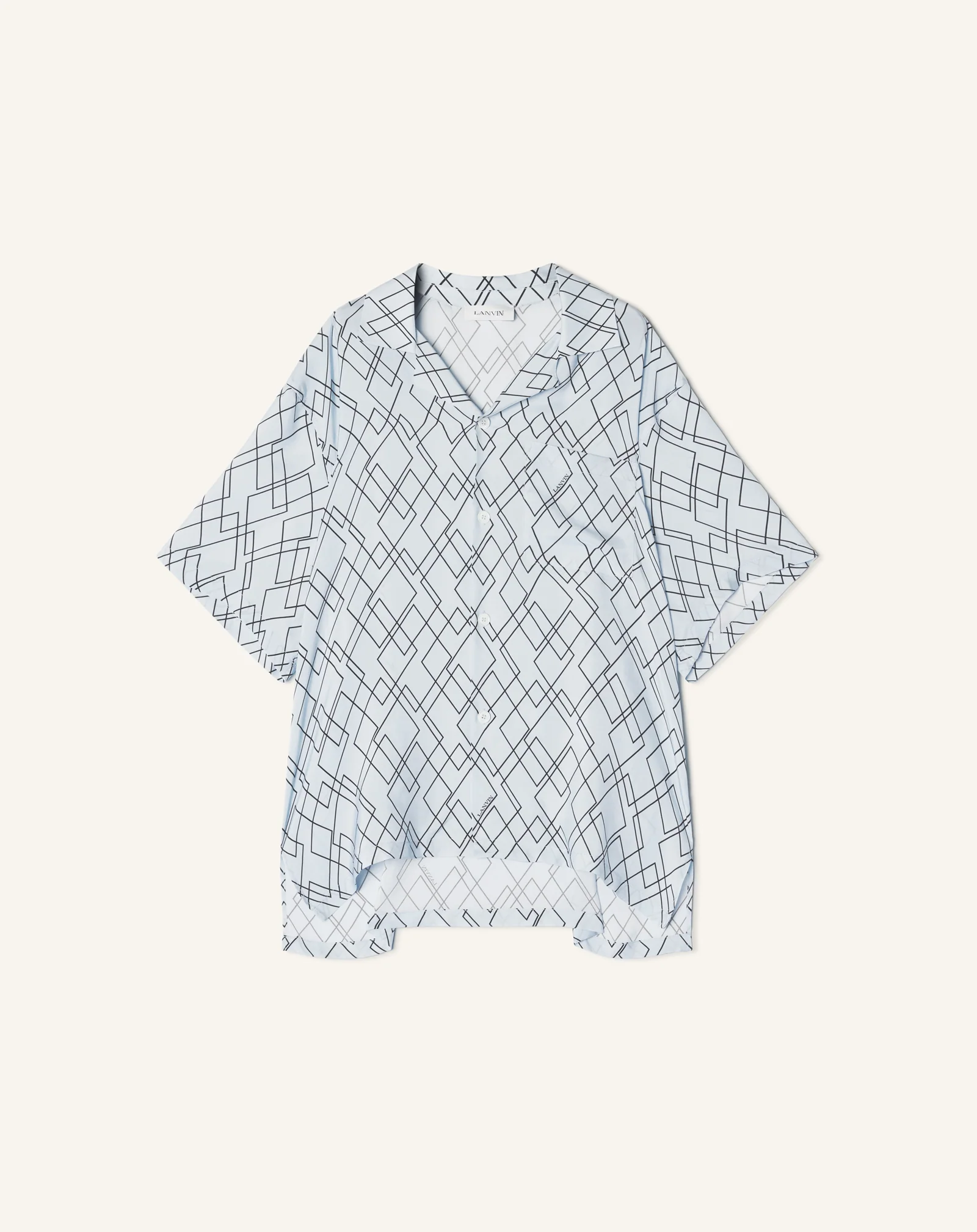PRINTED FLOWY SHIRT