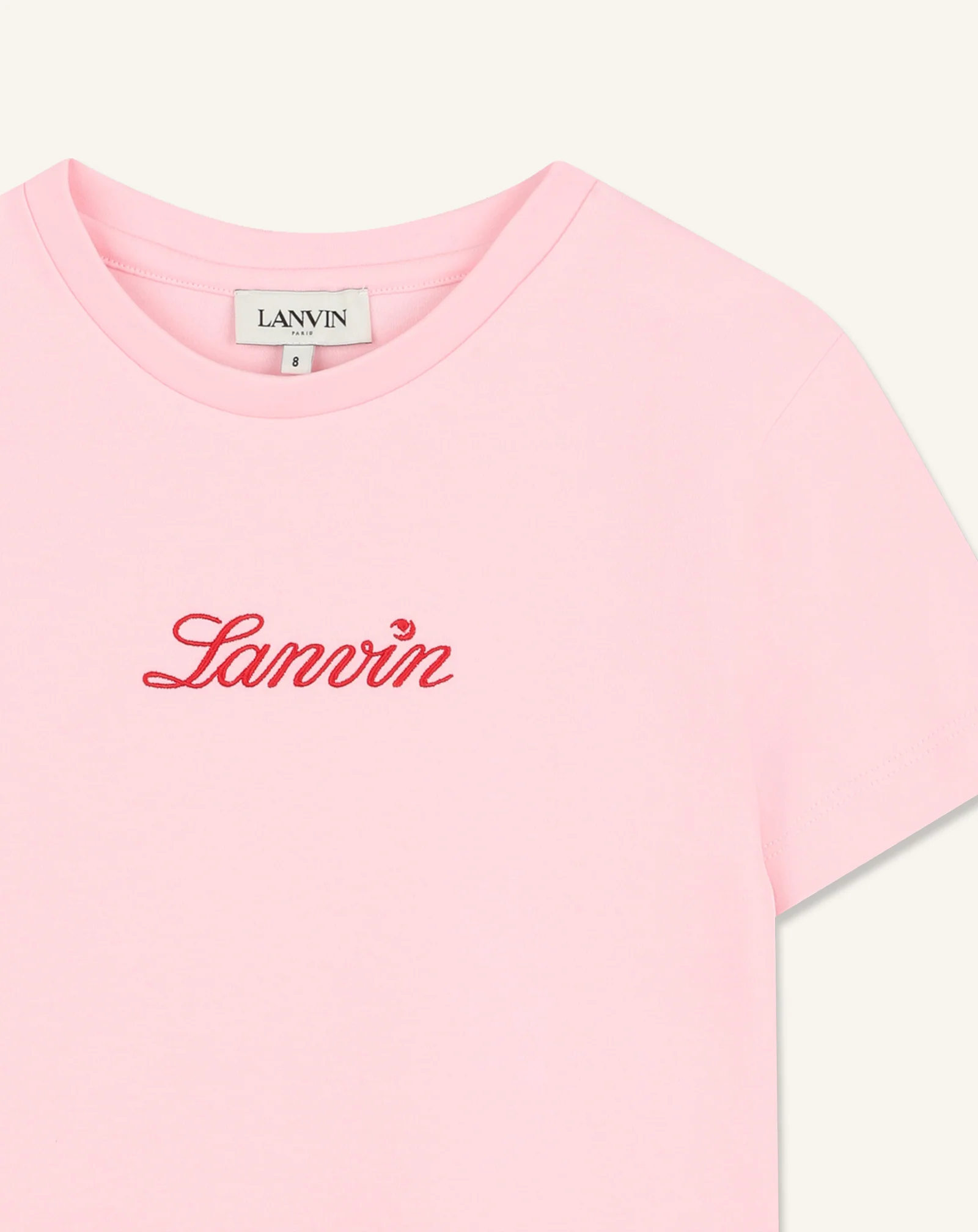 LANVIN LOGO COTTON TEE-SHIRT - Image 4