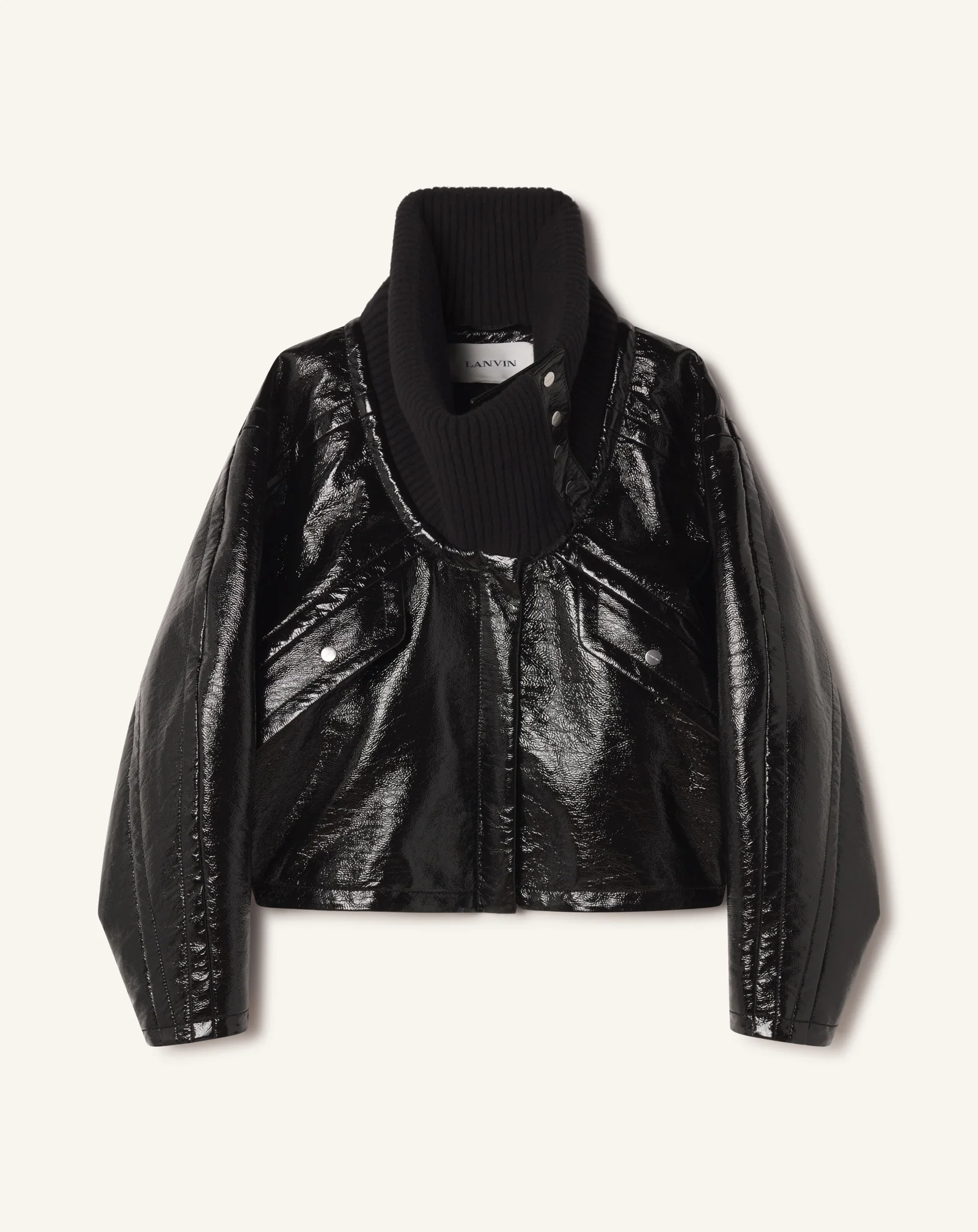 SHORT VINYL COAT