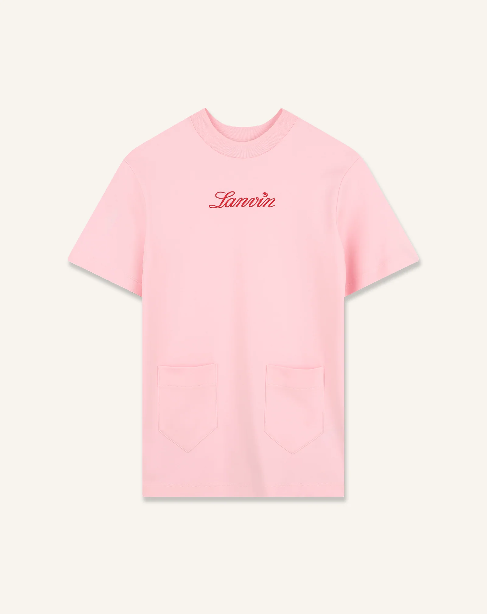 SHORT SLEEVE TEE-SHIRT DRESS IN COTTON